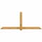 Ekena Millwork Eugene Rough Sawn Timber Gable Bracket, Western Red Cedar, 108"W x 45"H x 2"D x 6"F, 10/12 Pitch GBW108X45X0206EUG00RWR - alternate 1